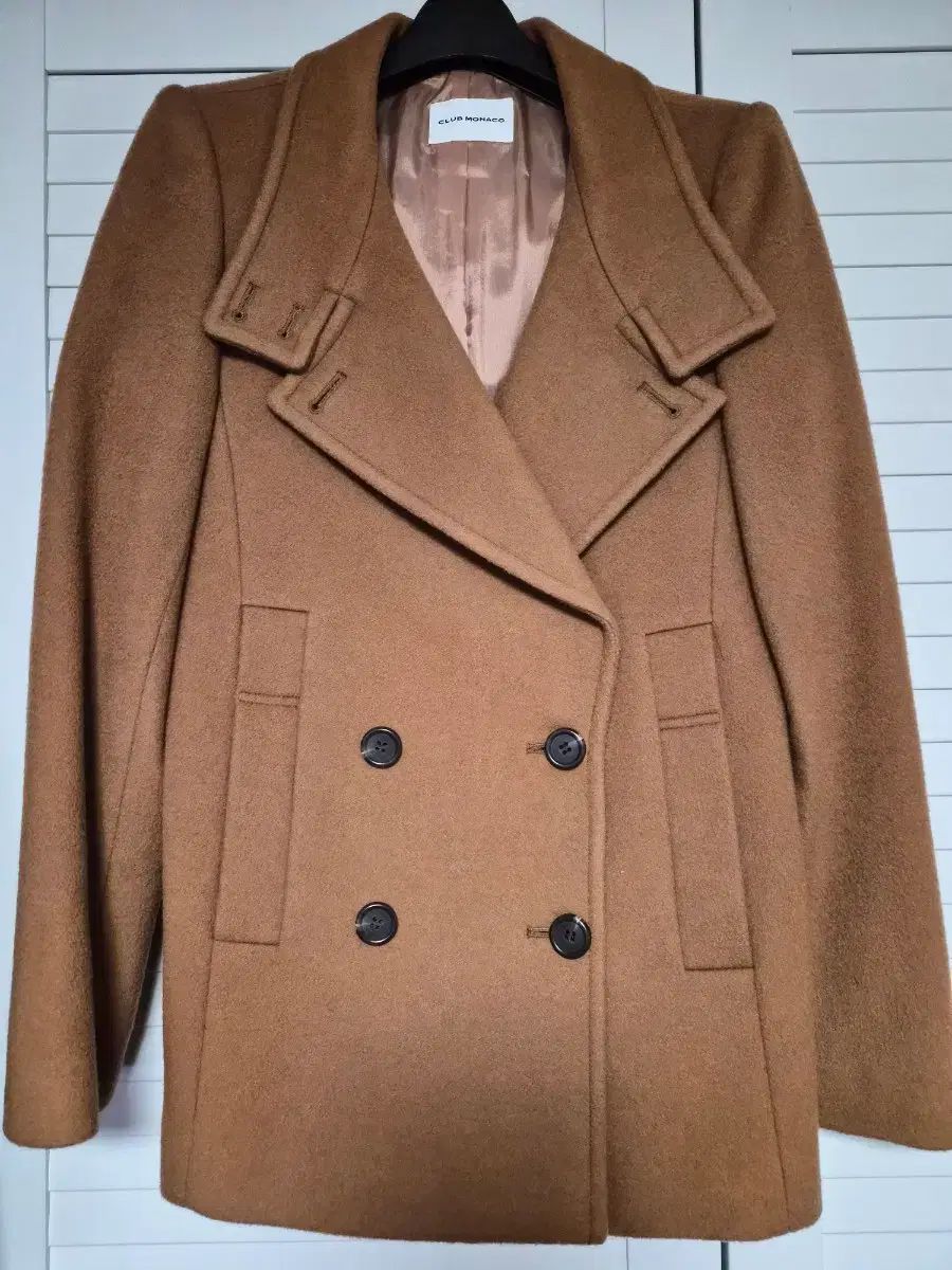 Club Monaco ウールジャケット ウール90 キャメルベージュ Sサイズ