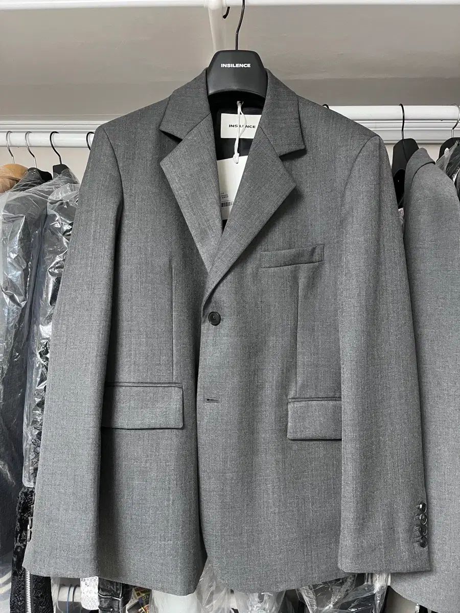 INSILENCE インサイレンス オーバーサイズ ウール ブレーザー