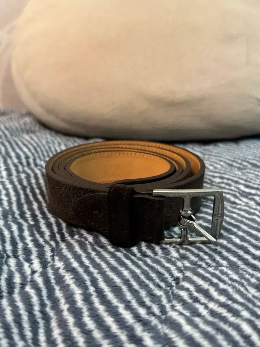 Tonywack THE ILMA スウェード ベルト ブラウン