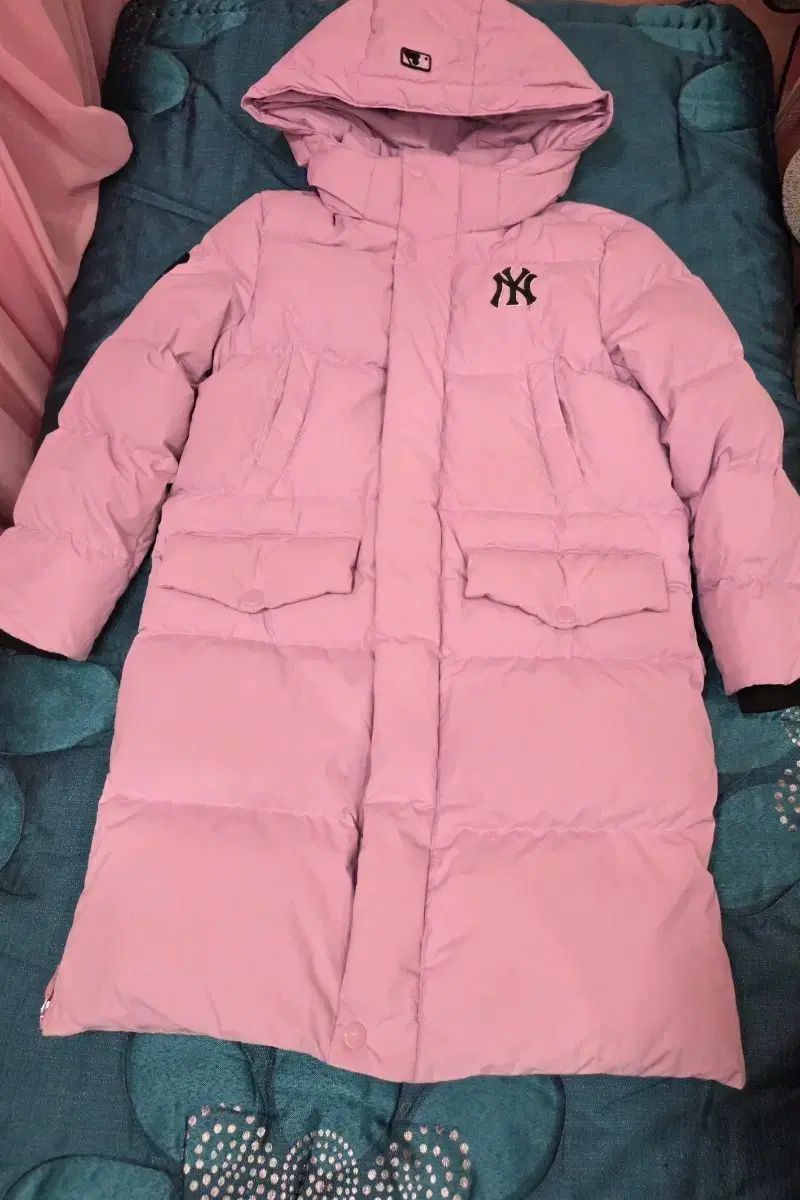 MLB キッズ ダウンジャケット ロング丈 130