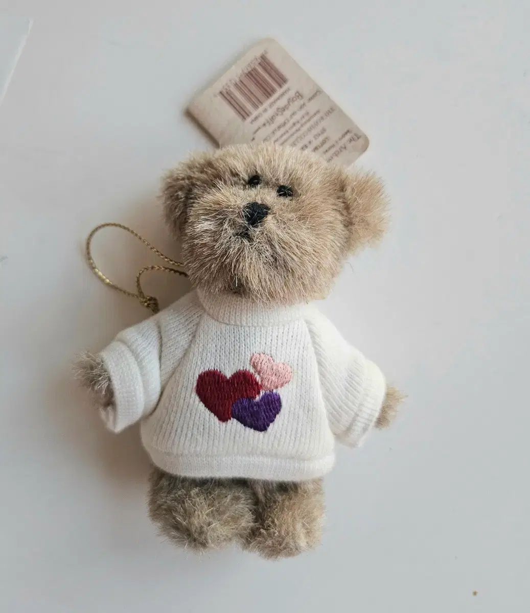 ボイスベア ミニサイズ ハート ニット クマのぬいぐるみ