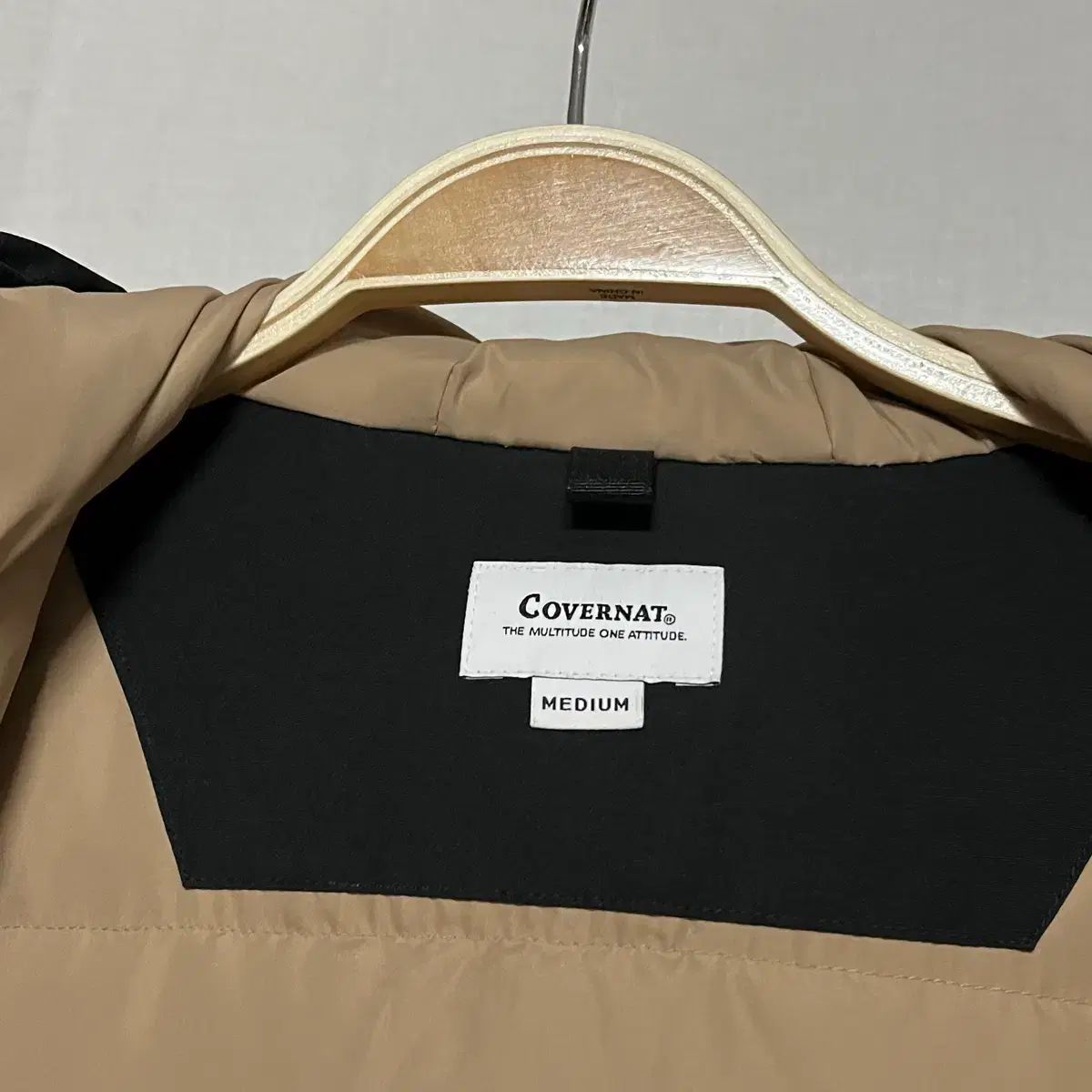 COVERNAT MUSINSA公式 | RDS カレッジボリュームフードパーカーダウン 