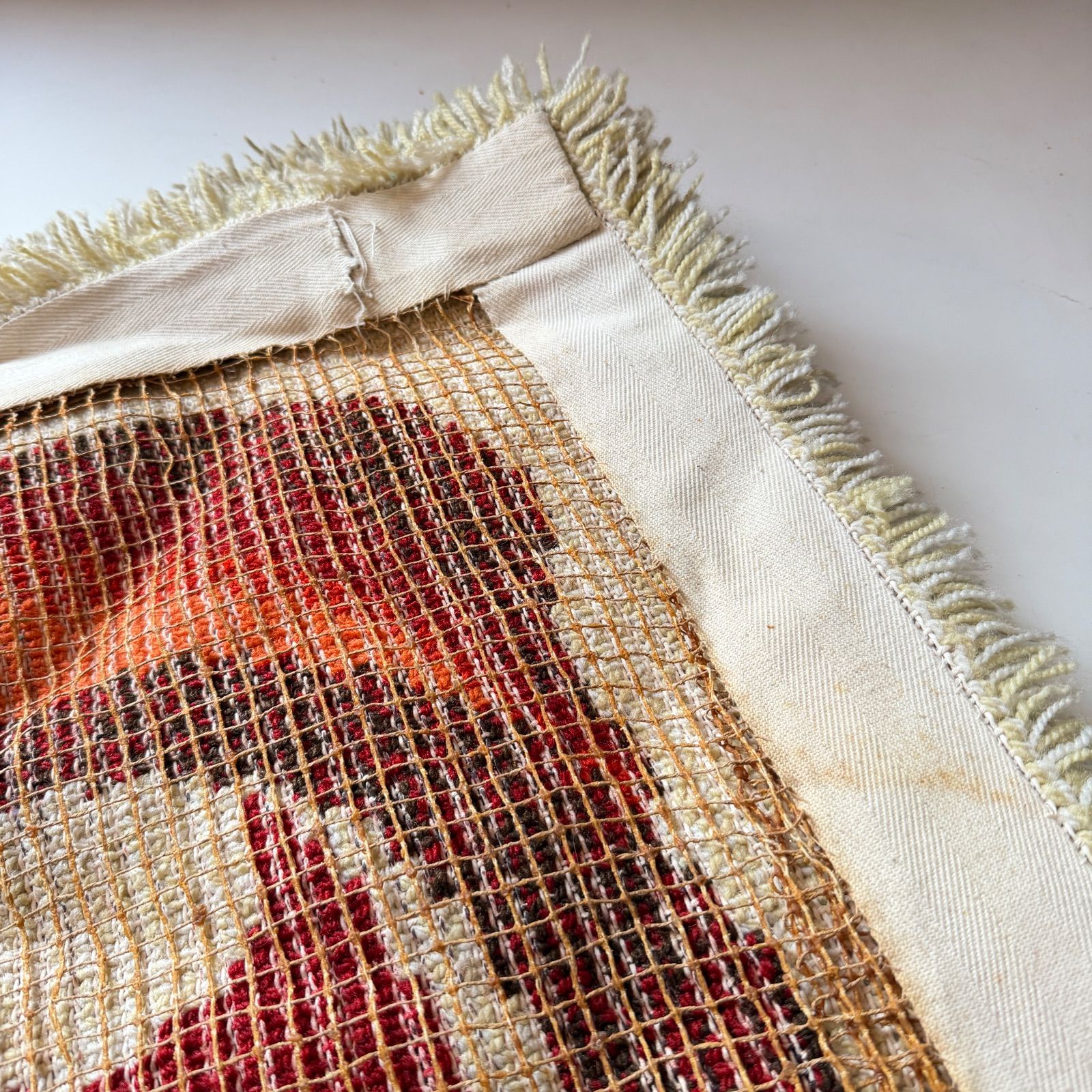 60s 70s ドイツ ヴィンテージラグ スペースエイジ ミッドセンチュリー