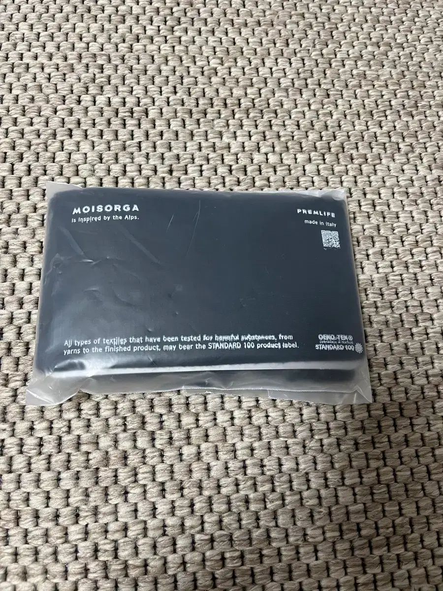 ウール モイスオール カシミア ストッキング ブラックL