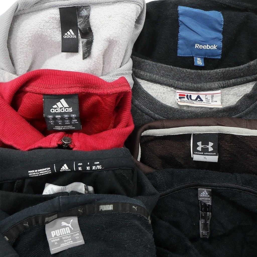 スポーツブランド　160 プーマ　アディダス　まとめ売り 古着卸 まとめ売り スポーツブランドMIX スウェット 8枚セット (メンズ