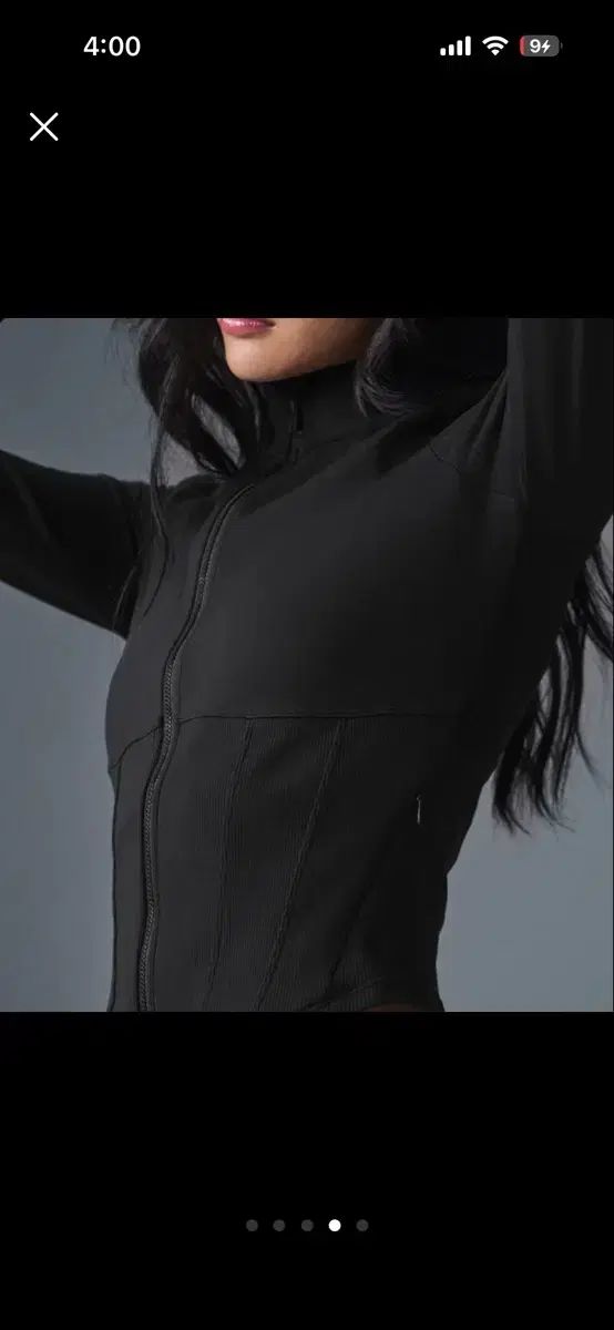 エアブラシ コルセット フルジップアップ ブラック s