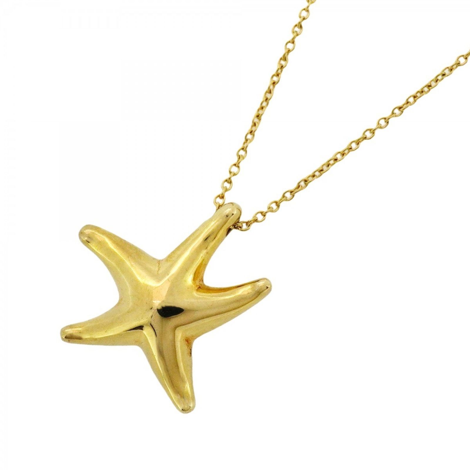 ティファニー Tiffany ネックレス スターフィッシュ 18 KYG イエローゴールドレディース