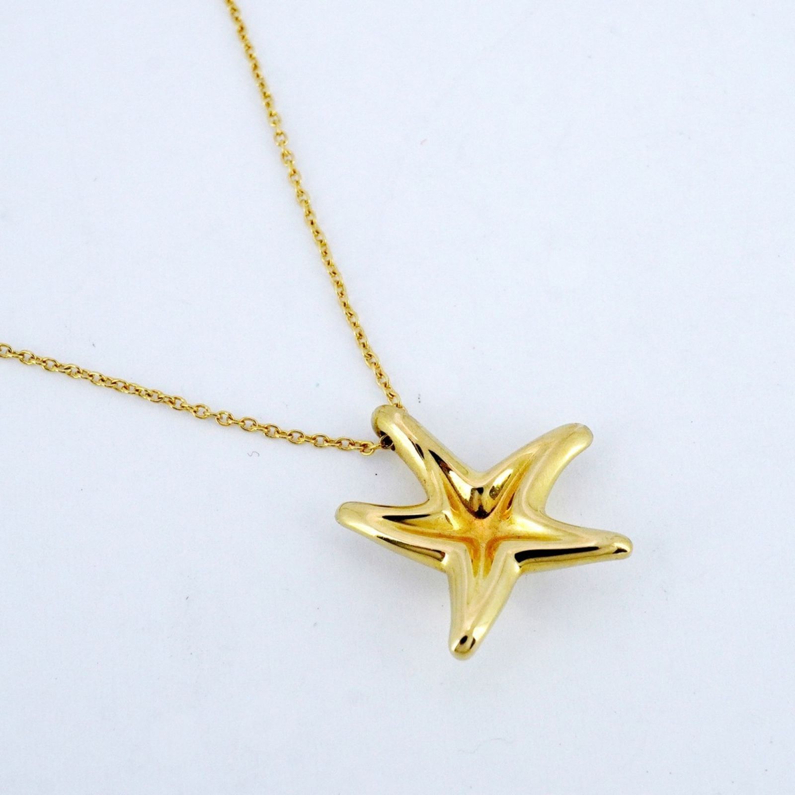 ティファニー Tiffany ネックレス スターフィッシュ 18 KYG イエローゴールドレディース