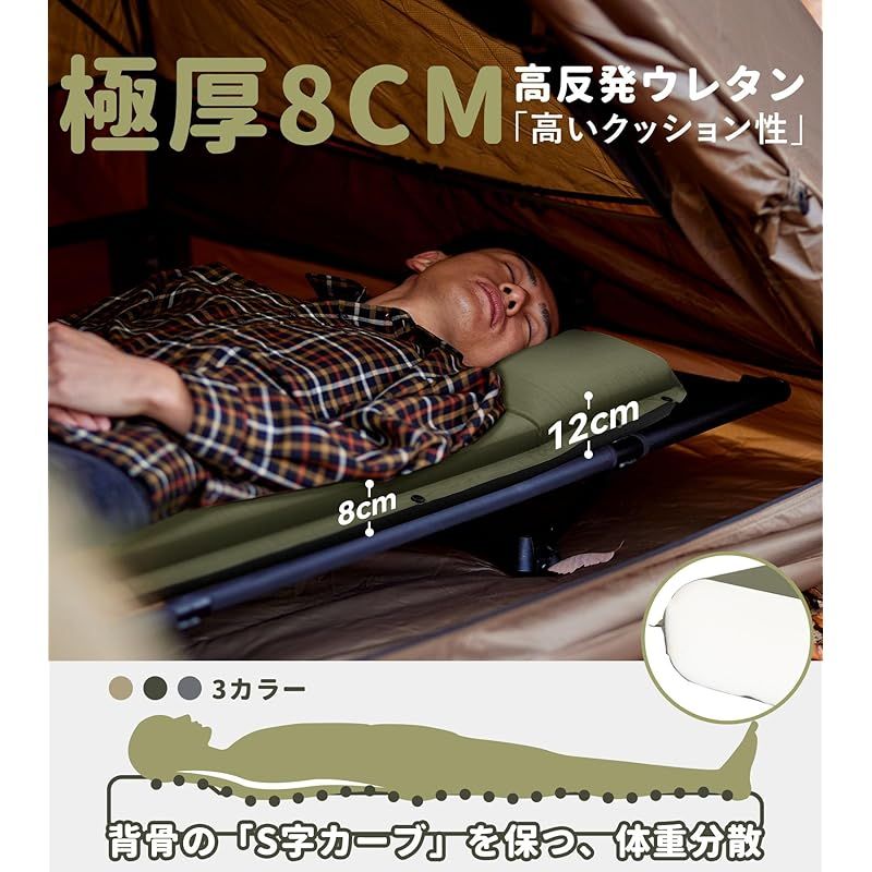 HIKENTURE インフレーターマット【2WAY逆流防止弁・R値6.2】キャンプ