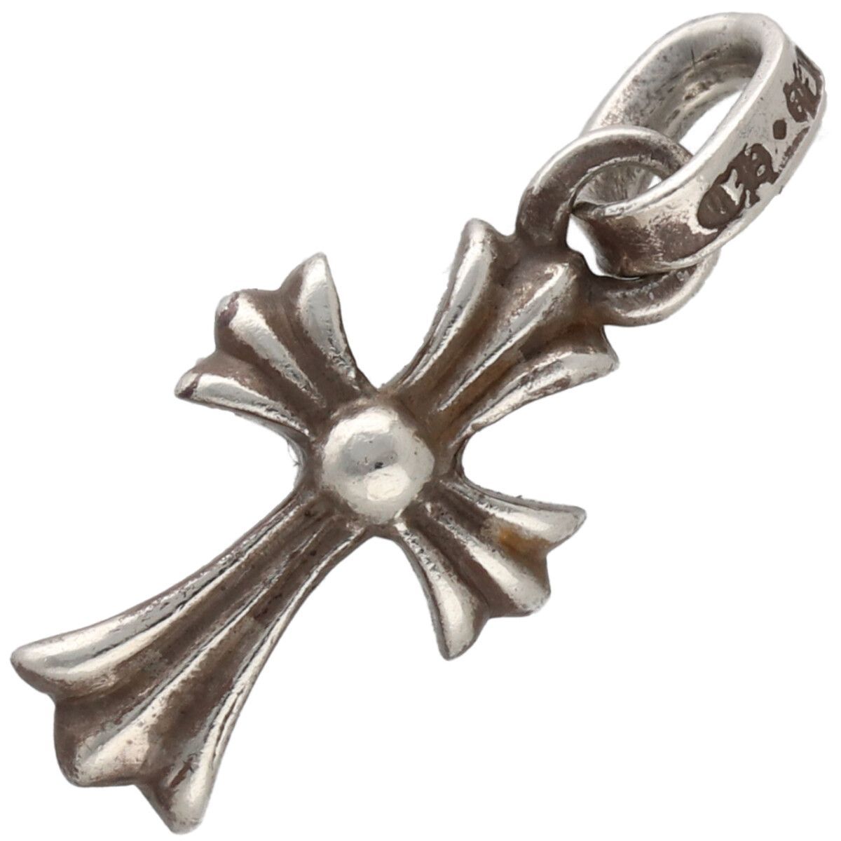 CHROME HEARTS クロムハーツ ベイビーファットクロスチャーム SV 925 シルバー ネックレス ペンダント トップ RS