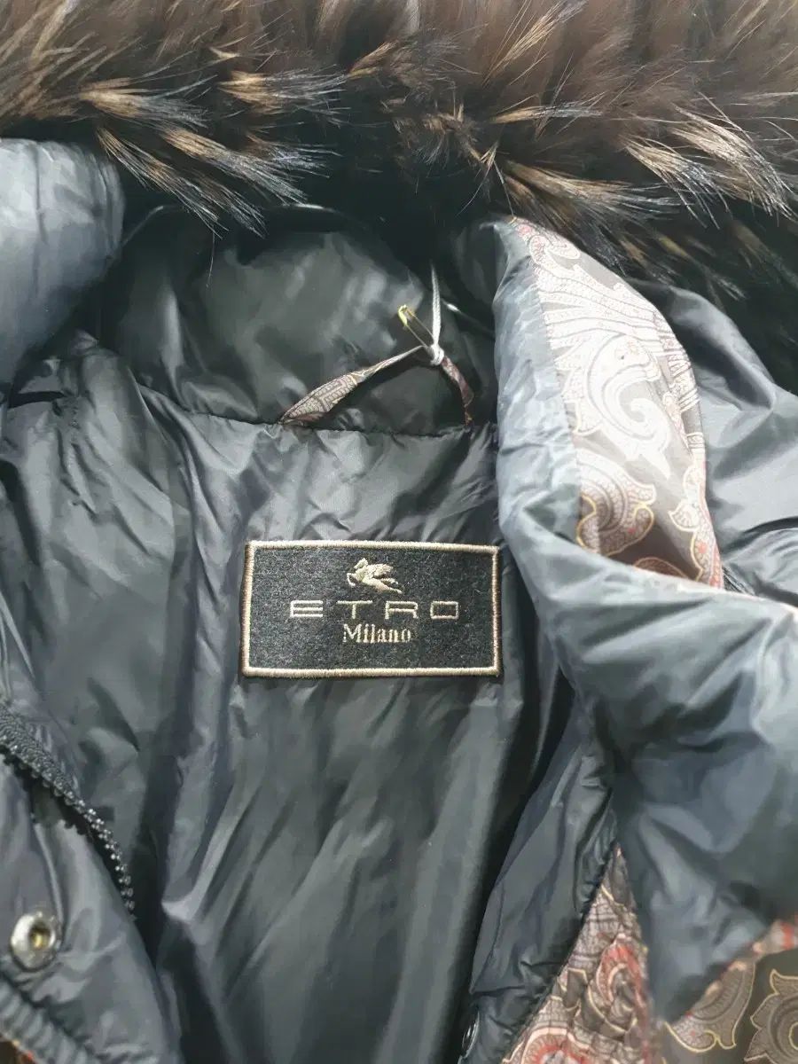エトロ ベイズリー ロング グース ダウン M