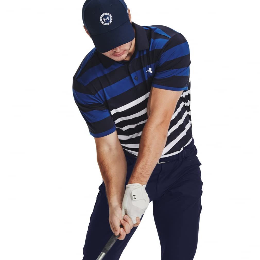  アンダーアーマー UA Playoff Polo 3.0 StripeMidnight Navy Blue Mirage WhiteSM Midnight White S その他 ベビー キッズおもちゃ