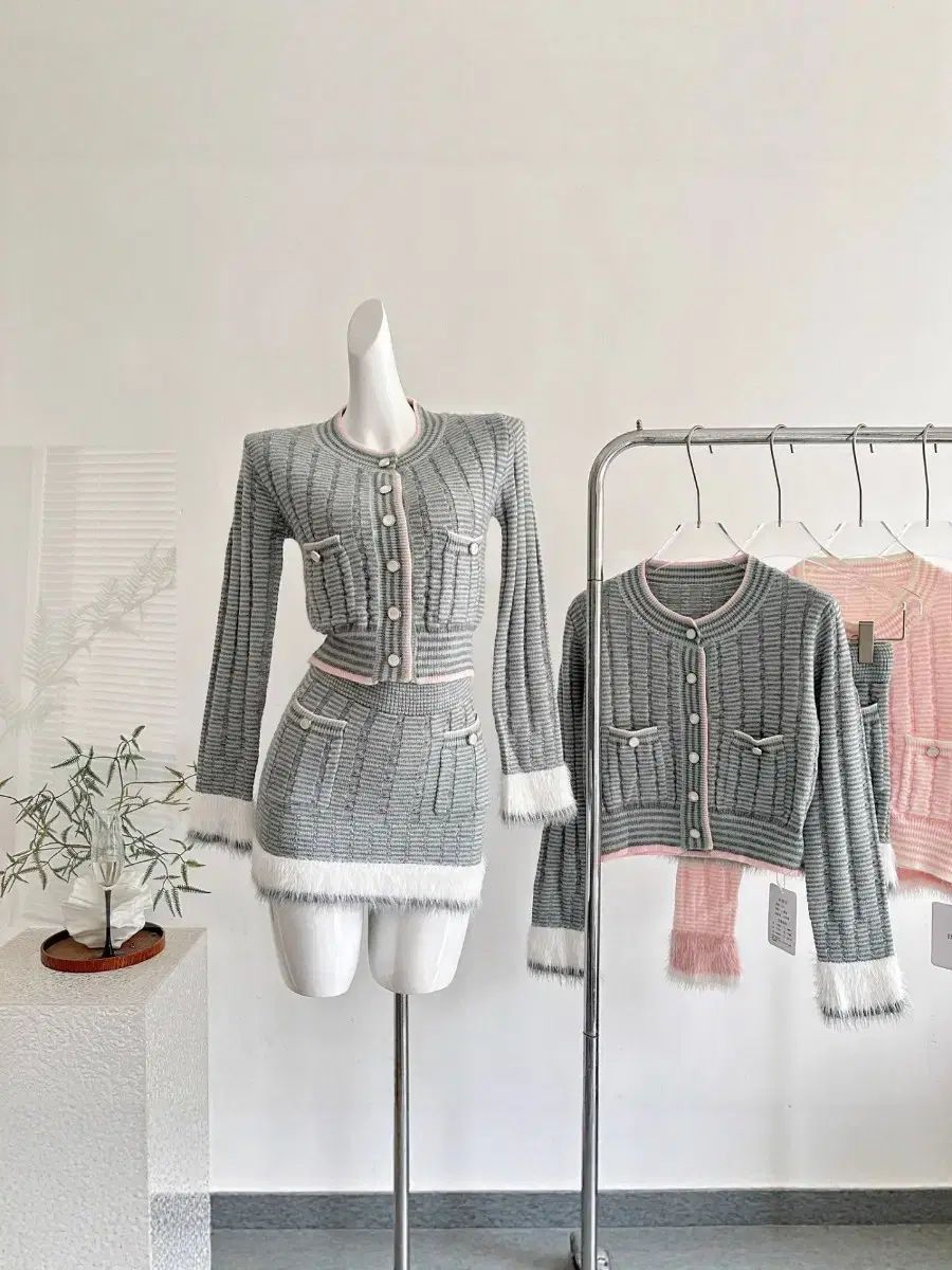 高速配送 ゲストルック デートコーデ ニット セットアップ