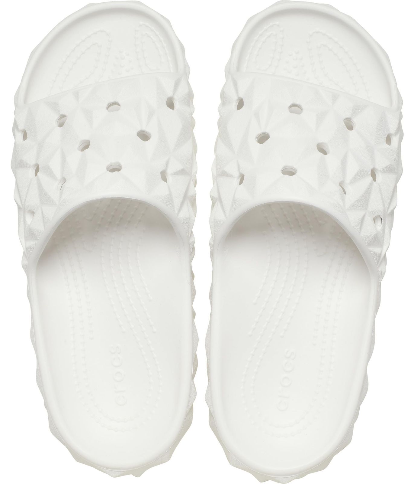 クロックス サンダル クラッシック ジオメトリック スライド ホワイト 27.0 cm Free Size