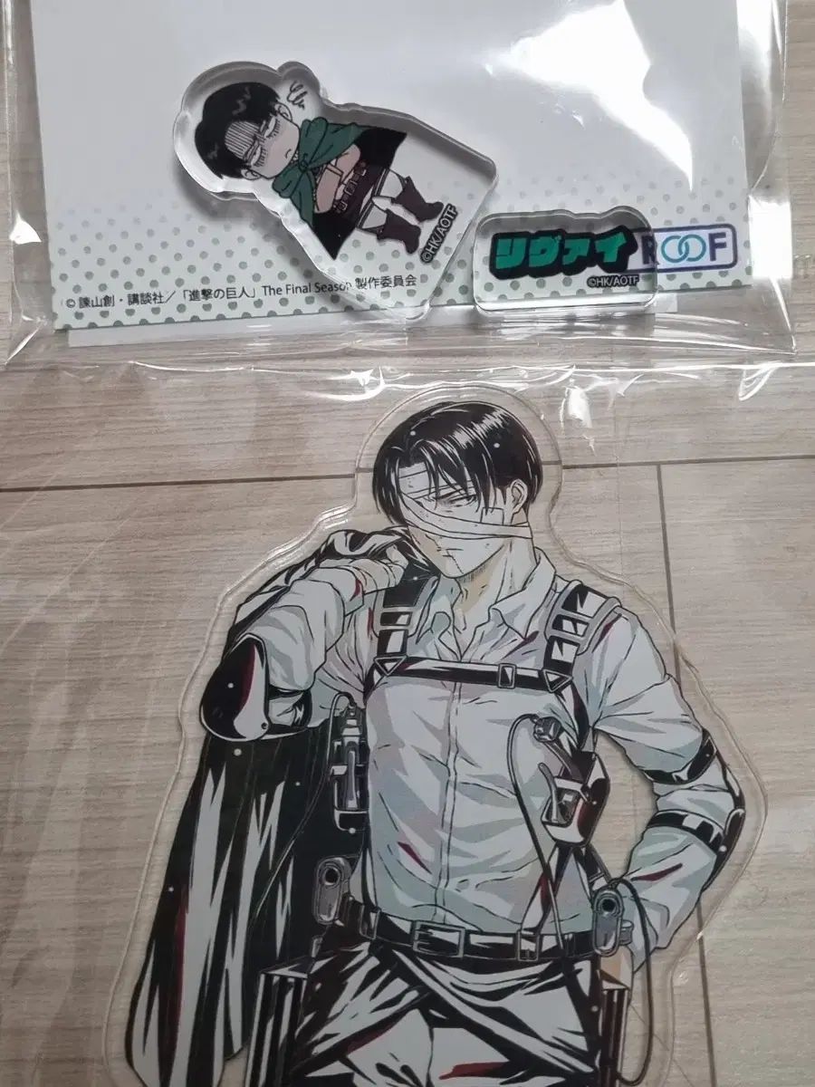 進撃の巨人 リヴァイ アクリルグッズ 4種 アクリルボード アクリルスタンド ころっと