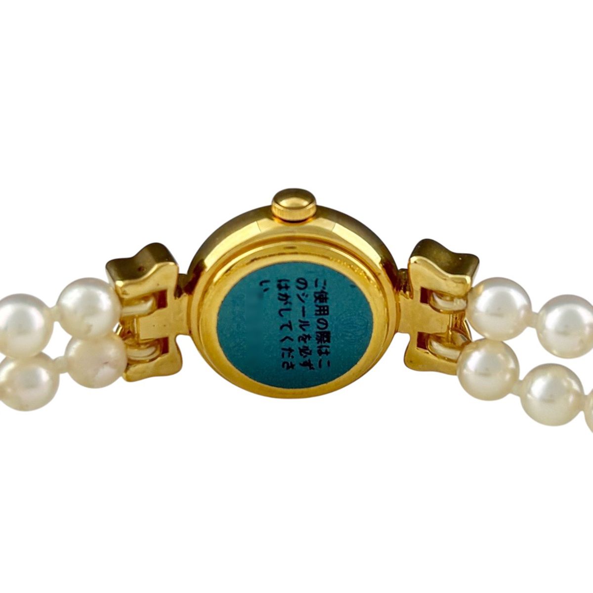 ミキモト MIKIMOTO パール ウォッチ 1E20-2081 腕時計 SS GP パール