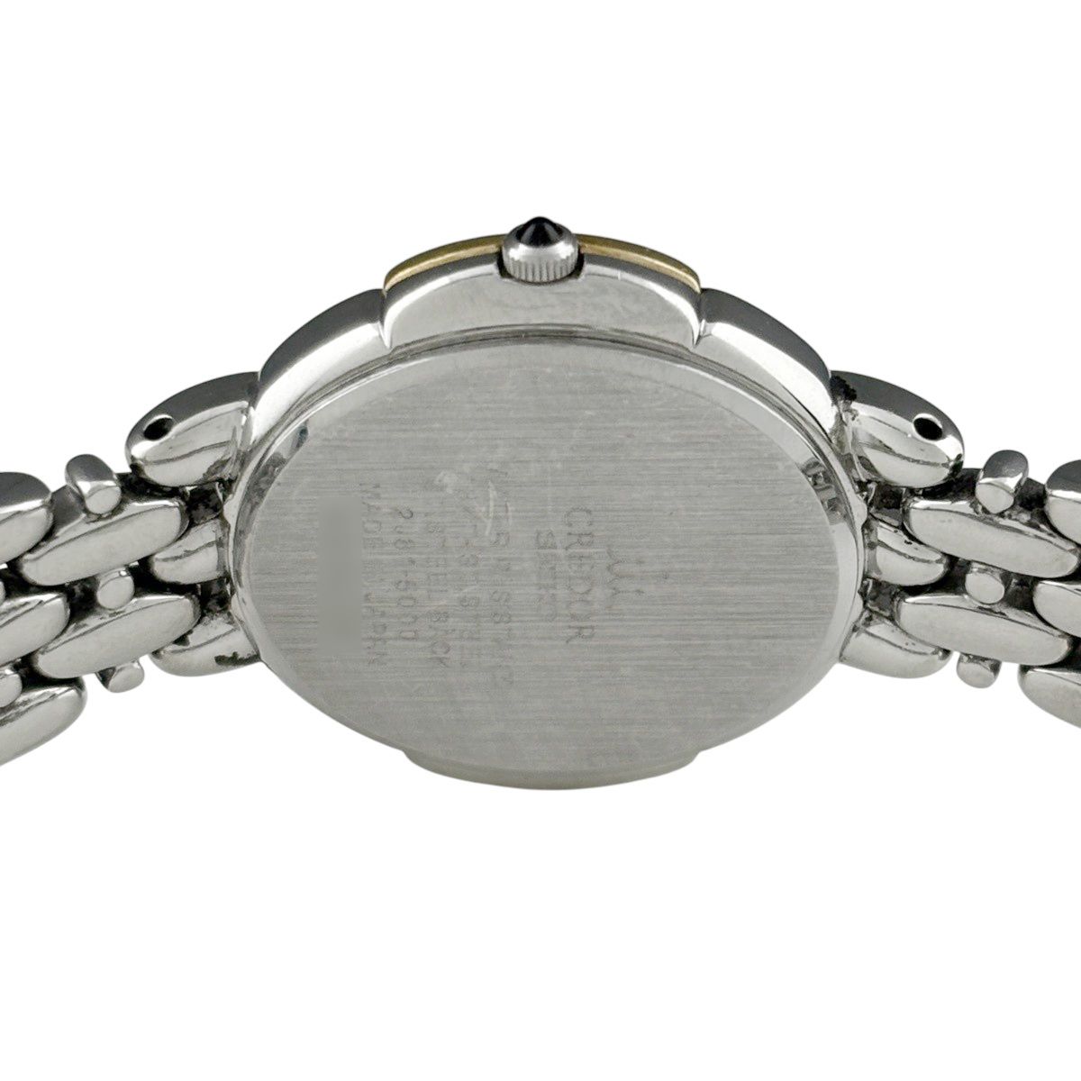 セイコー SEIKO クレドール 2J81-5000 腕時計 SS YG ダイヤモンド