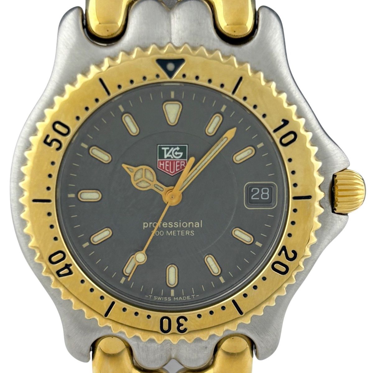 タグホイヤー TAG HEUER プロフェッショナル セルシリーズ WG 1120 0 腕時計 SS GP クォーツ グレー メンズ