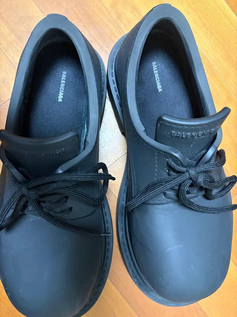  41 バレンシアガ ステロイド ドビ ブラック ローファー ブーツ 革靴