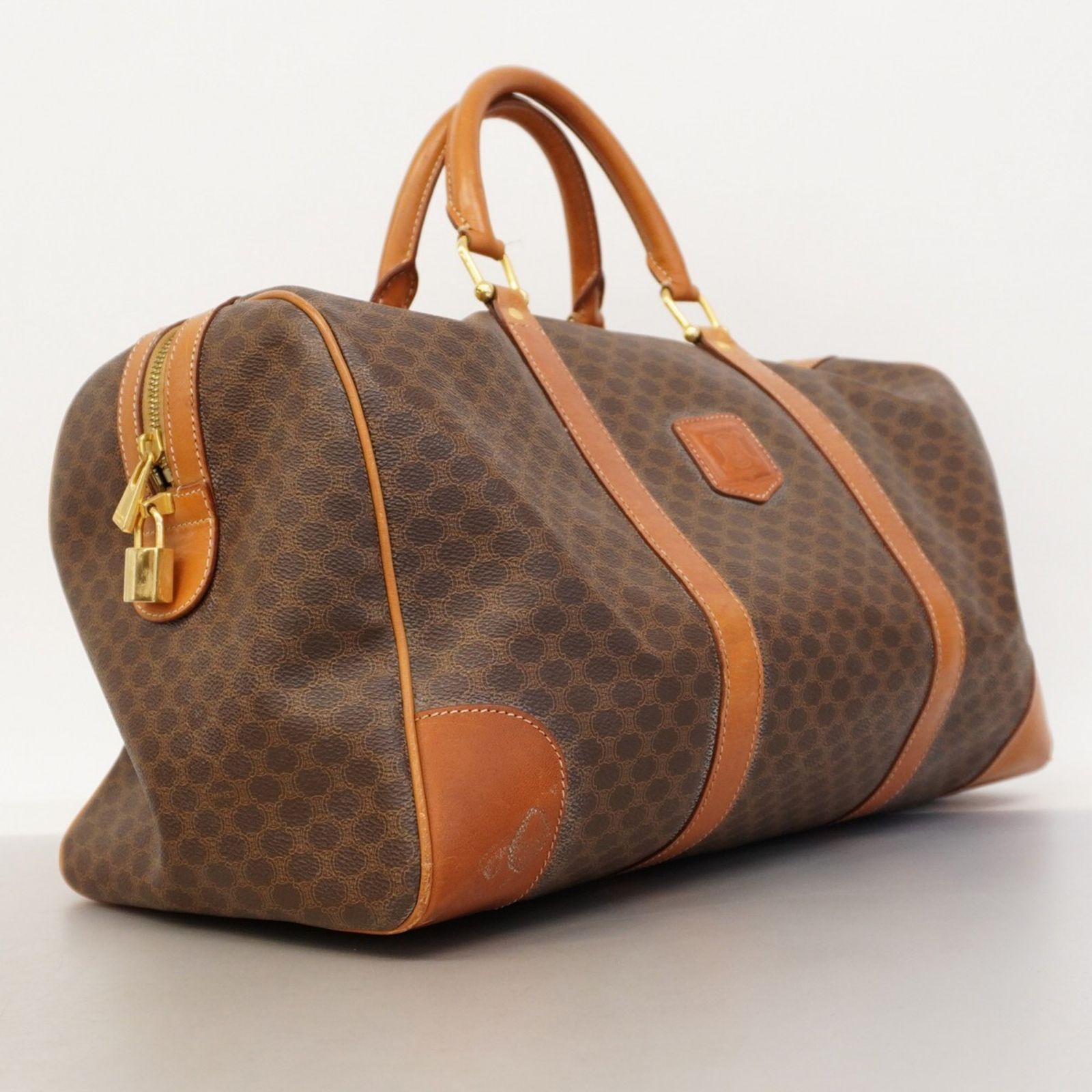 セリーヌ Celine バッグ ボストンバッグ マカダム ブラウン レディース