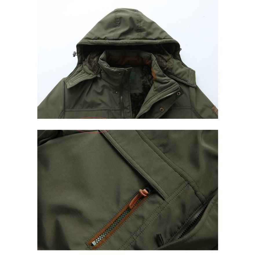 ミリタリージャケット メンズ 裏起毛 厚手 大きいサイズ ボアコート
