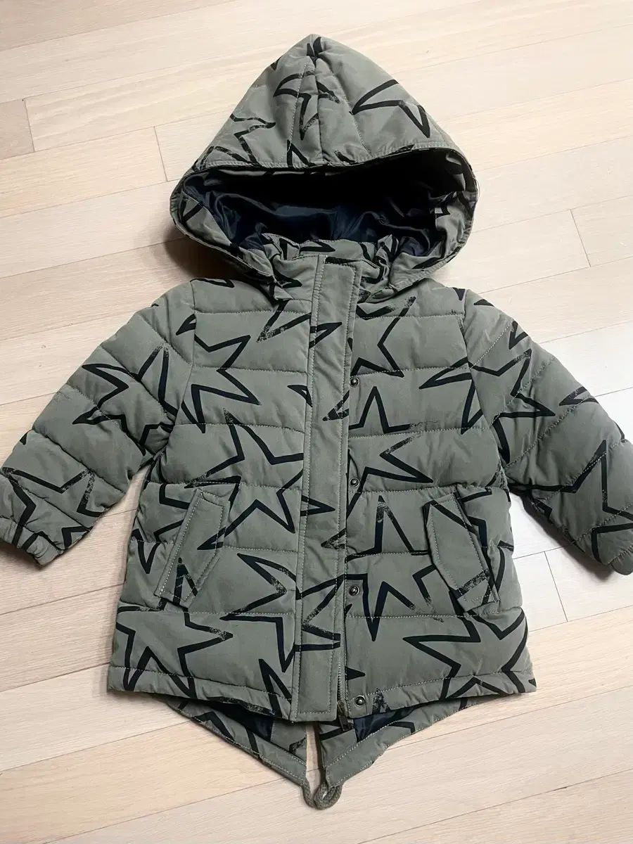 ボボショーズ 星 カーキ ダウン 2 3 y