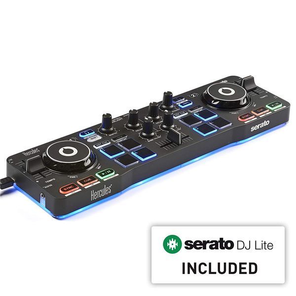 Hercules ハーキューリース DJ Control Starlight Serato Lite 付属 タッチ キャパシティブ ジョグホイール搭載ポケットDJコントローラー