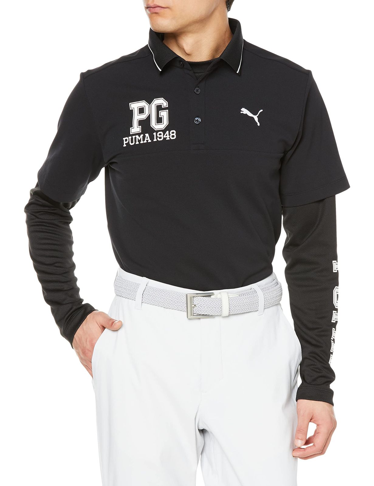 プーマ ゴルフシャツ インナーセット ポロシャツ メンズ ブラック XL プーマブラック Free Size