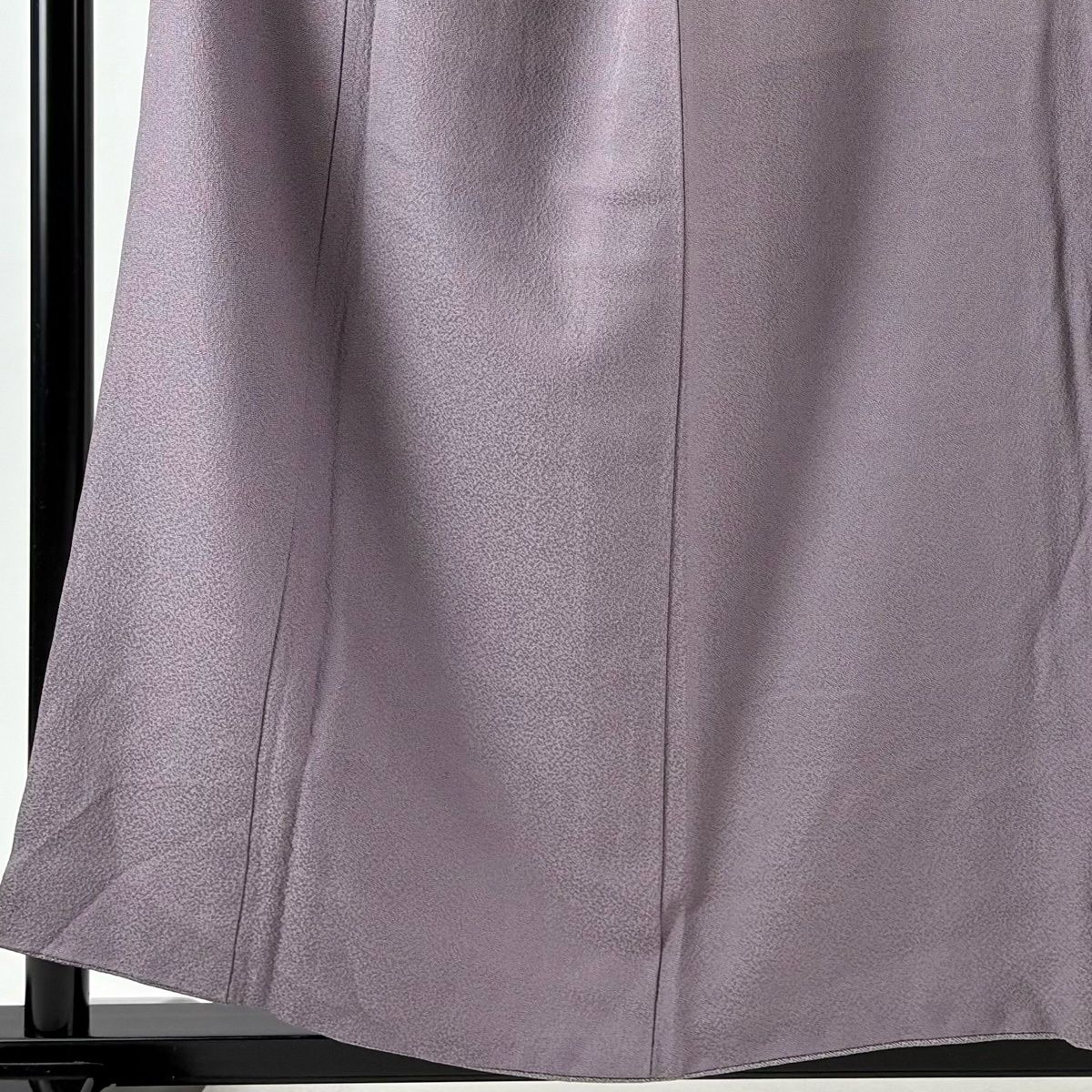 江戸小紋 身丈156.5 cm 裄丈65 M 袷 鮫 紫 正絹 秀品 一つ紋