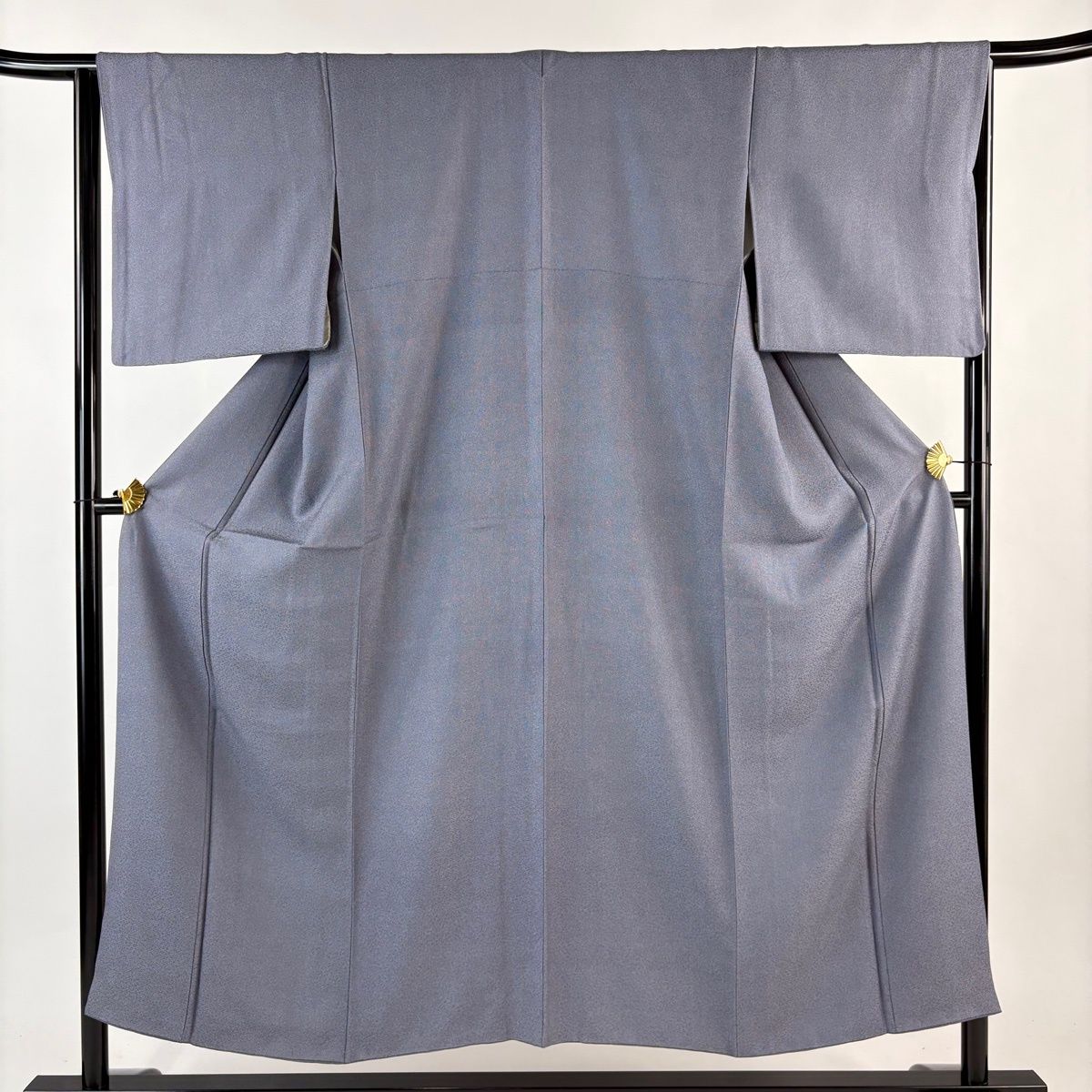 江戸小紋 身丈151 cm 裄丈65 M 袷 鮫 青紫 正絹