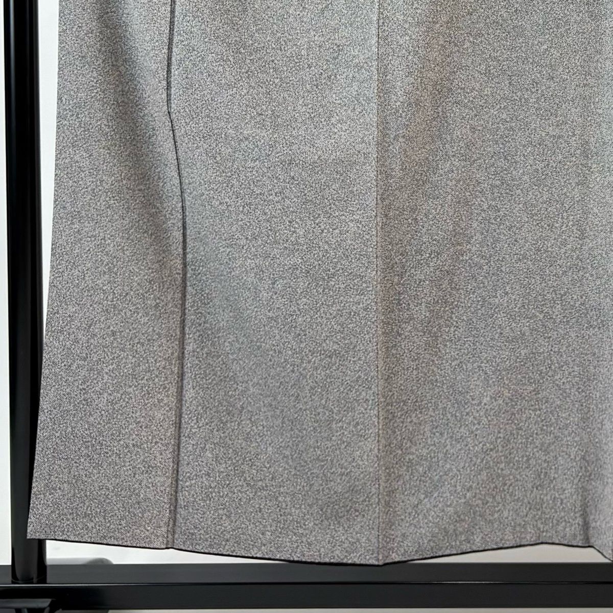 小紋 身丈155 cm 裄丈66 M 袷 押田正義 落款 幾何学模様 灰色 正絹 一つ紋