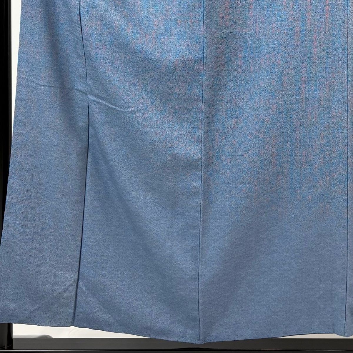 江戸小紋 身丈156 cm 裄丈62.5 S 袷 鮫 青 正絹