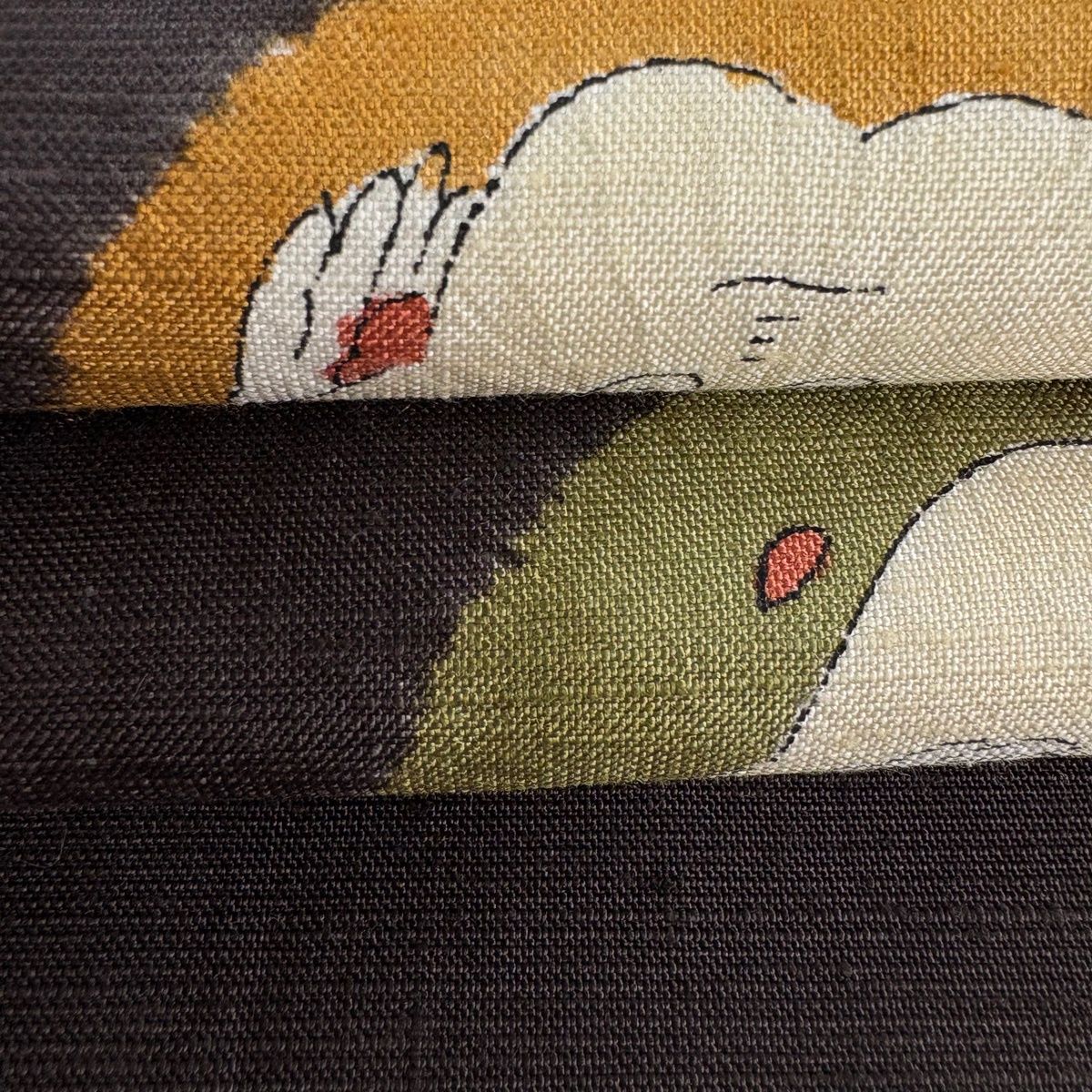 手座繰り 赤城紬