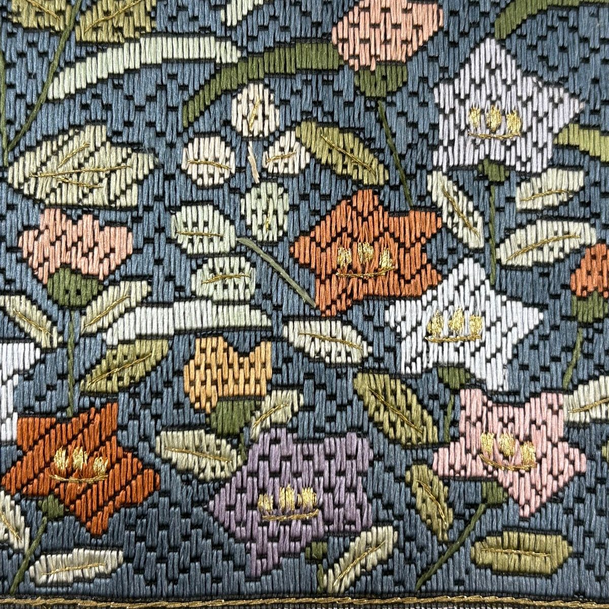 秋草 変わり市松