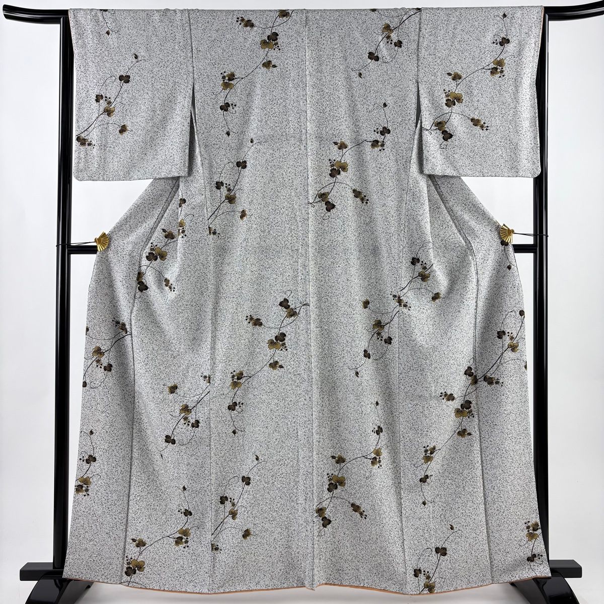 ワンランク上【小紋】蛍暈し　正絹　未使用　裄長め　⭐︎セット割引あり⭐︎ 未使用近い 美品 袷 江戸小紋 寄せ小紋 正絹 フルセット - メルカリ