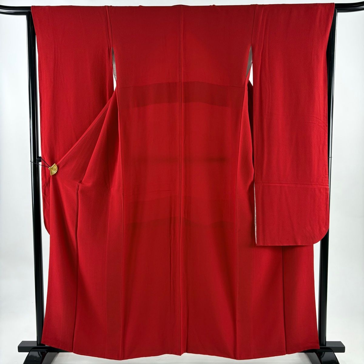 振袖 身丈159 cm 裄丈64 M 袷 赤 正絹 秀品