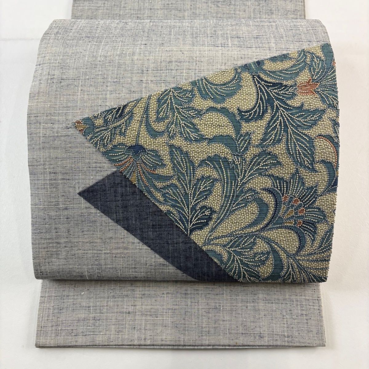 専用帯3128 3868 二点セット●高級 正絹 紬 相良刺繍 名古屋帯 専用帯3128 3868 二点セット○高級 正絹 紬 相良刺繍 名古屋帯 専用帯