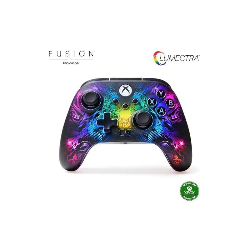 ２年 PowerA フュージョン プロ ワイヤレスコントローラー for Xbox Series X S with ルメクトラ 二重振動機能 PC Windows 10 11 ライセンス取得 XBGP 027