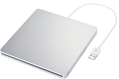 USB 2 0 スリム DVDドライブ スロットイン 外付け パソコン用DVDプレーヤー DVD RW CD 高速24 X 読み書き対応 TEC RINGODRIVED