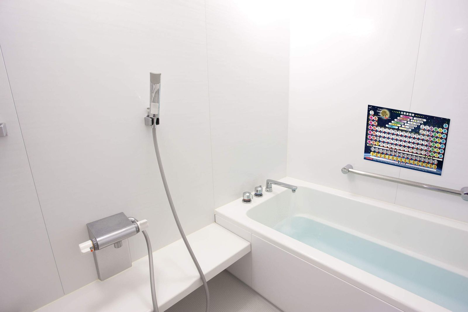 お風呂学習ポスター 受験教材 元素周期表 A 3 中