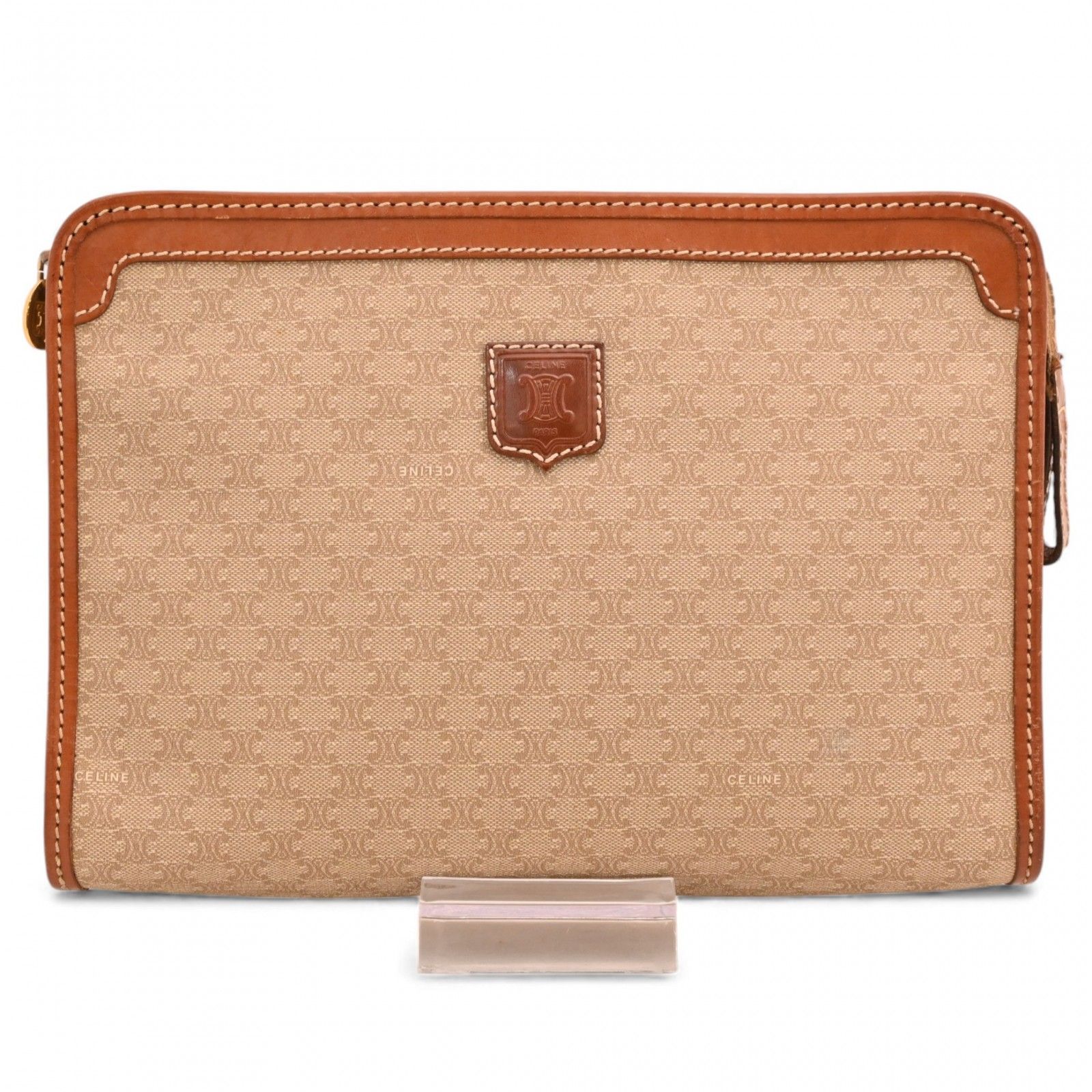 セリーヌ マカダム クラッチバッグ セカンドバッグ Bランク ce 7405 rr