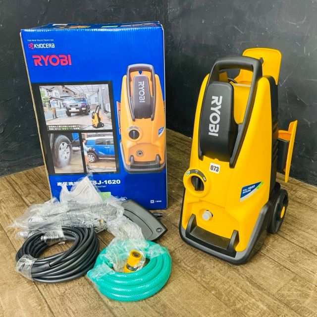 未使用 リョービ 京セラ 高圧洗浄機 KSJ-1620 掃除 洗車 RYOBI 静音
