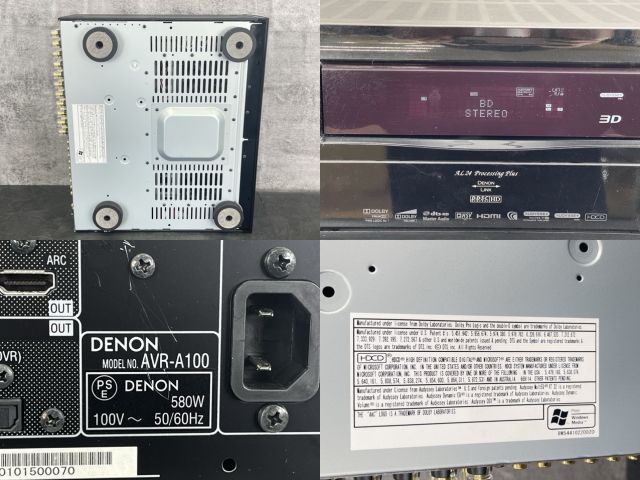 デノン AVアンプ 100周年記念モデル 【中古】動作保証 DENON AVR-A100
