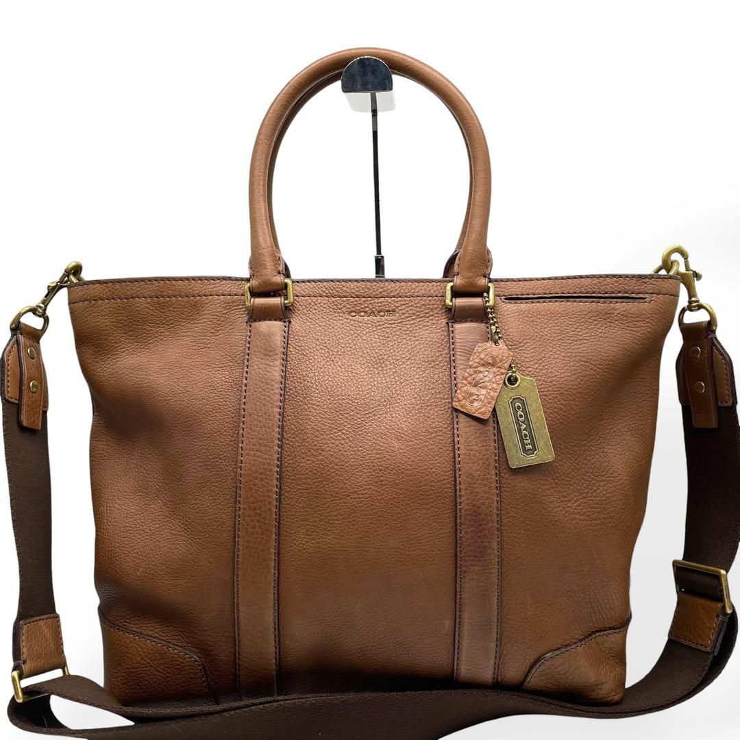 COACH コーチ ブリーカー ビジネスバッグ 2 WAY トートバッグ