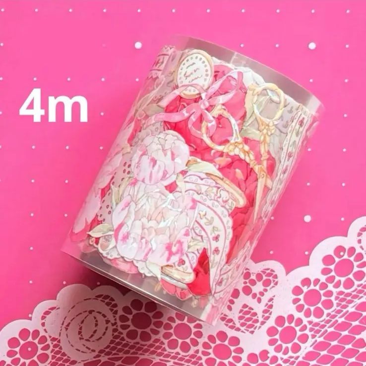 945 贝壳光 6cm×4m 芬芳织语 半端巻き 海外マスキングテープ - メルカリ