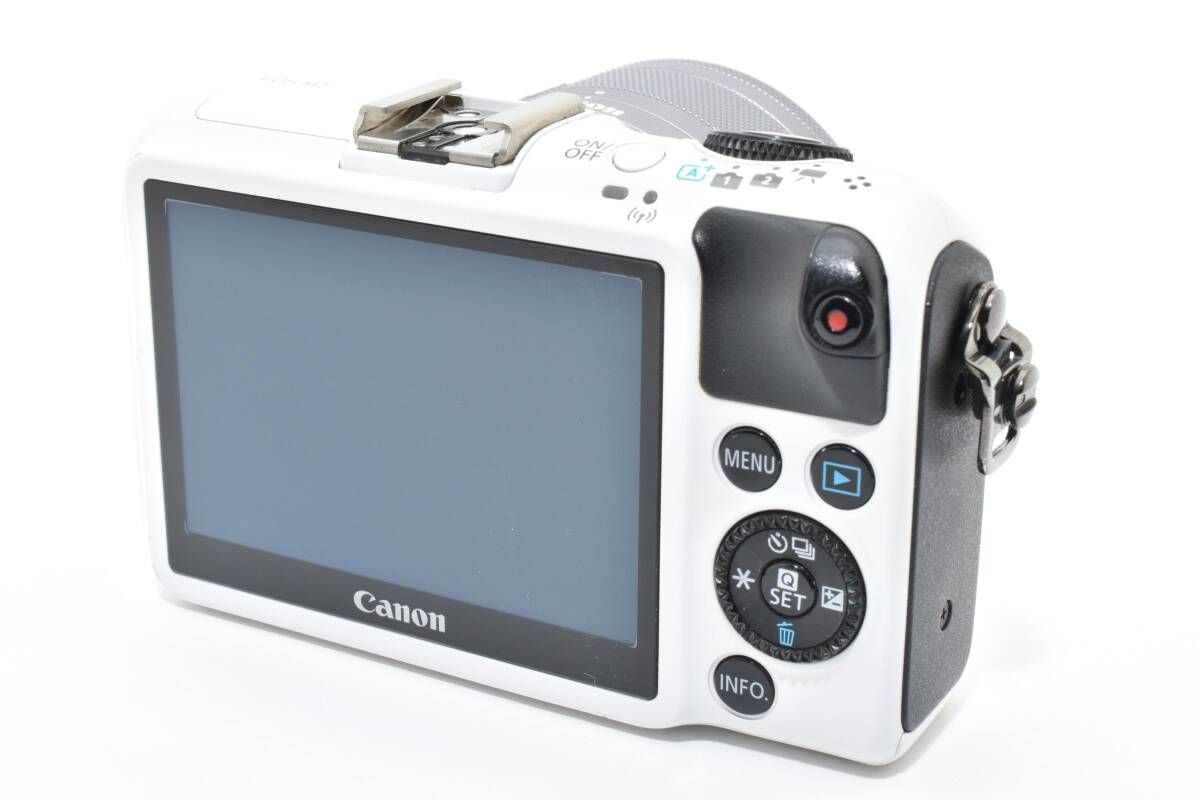  キヤノン Canon EOS M 2 ボディ ホワイト EF 15 45 mm F 3 5 6 IS STM L 24 7060 ミラーレス一眼 デジタルカメラ