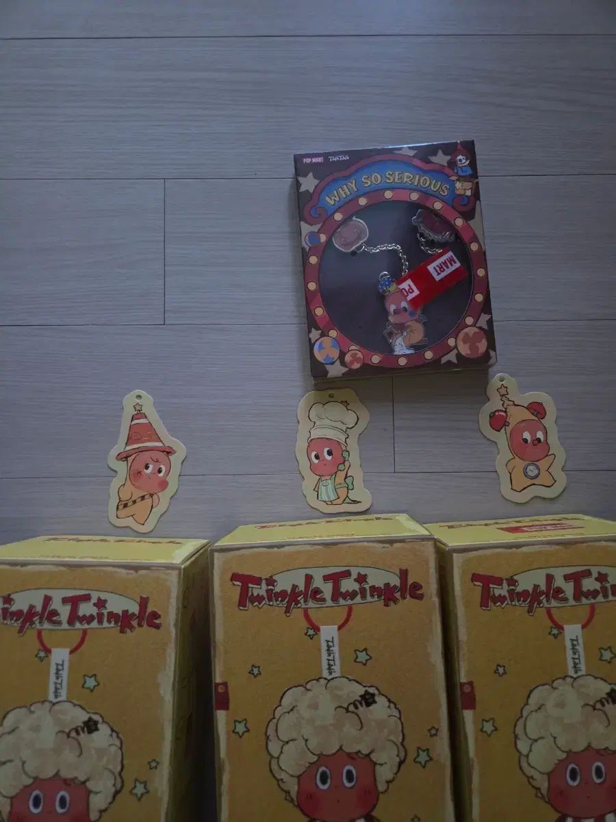 Little Star バッジ 日常 キーホルダー 3種