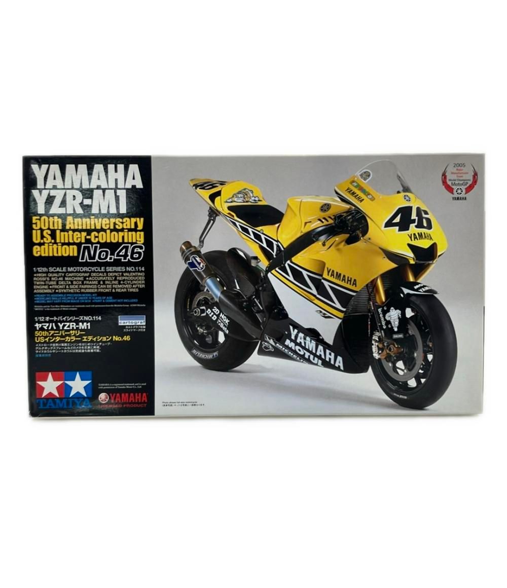 タミヤ ヤマハYZR-M 1 オートバイシリーズNo.114 12 50 thアニバーサリーUSインター エディションNo.46 プラモデル