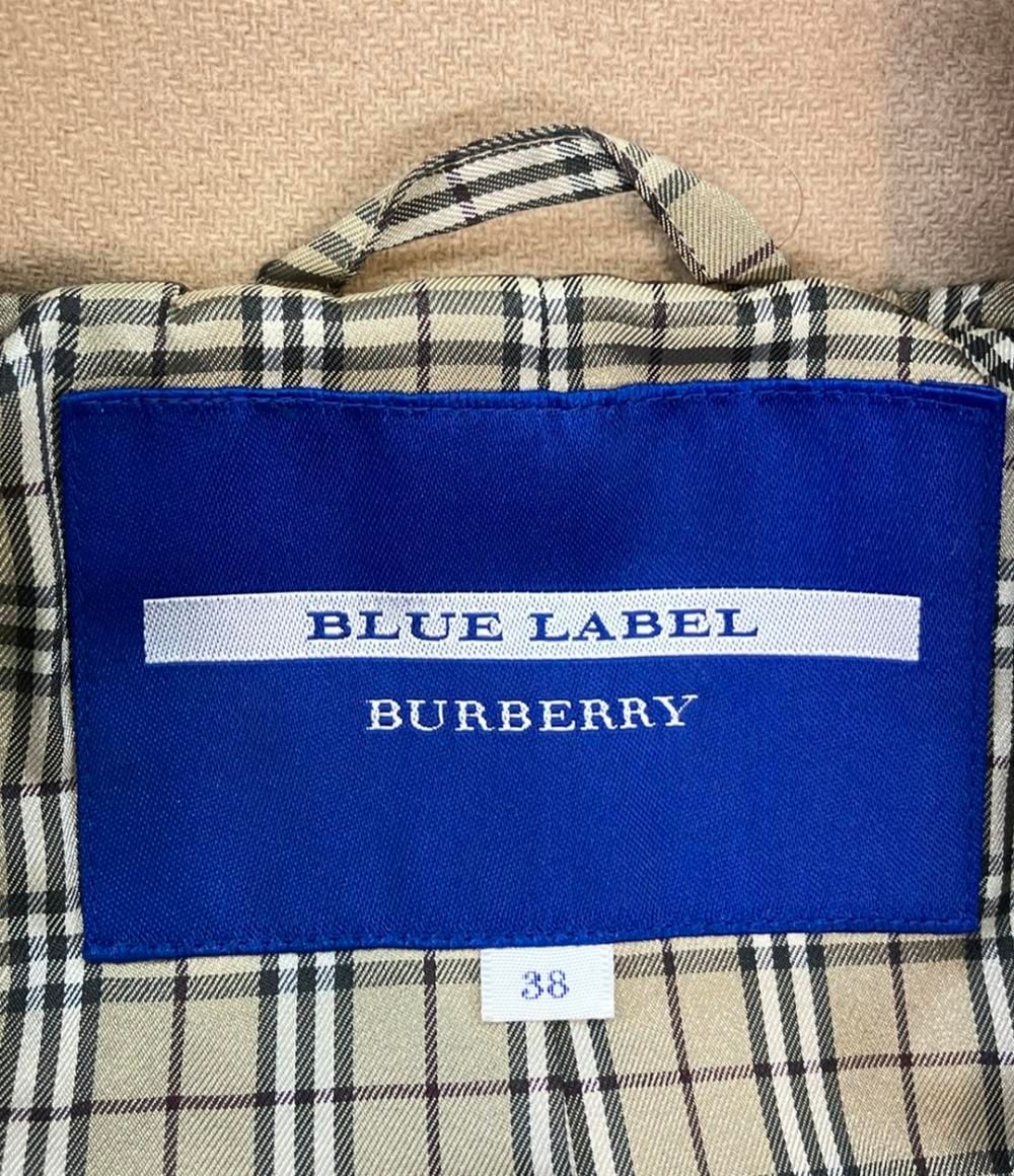  バーバリーブルーレーベル ウールコート ベージュ インポート E 1 B 36-899-40 レディース SIZE 38 M BURBERRY BLUE LABEL その他 ジャケット アウター