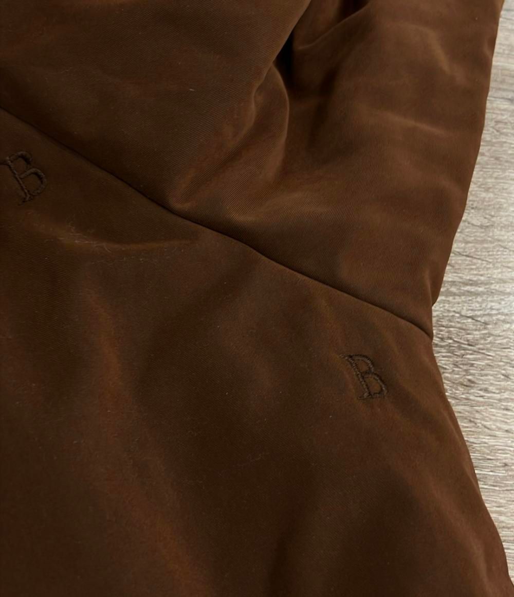  バーバリーズ 中綿コート 刺繍ロゴ フード付き インポート ブラウン FDA 57-502-50 レディース SIZE 7 AR S Burberrys その他 ジャケット アウター